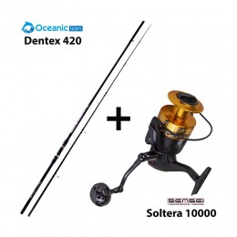 Καλάμι OCEANIC DENTEX 4.20 + Μηχανισμός  SENSEI SOLTERA 10000  image