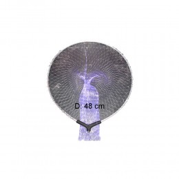 Απόχη αλουμινίου διαμέτρου 48cm inox βίδα δίχτυ 20mm (αόρατο) AB3.D της TIXI image