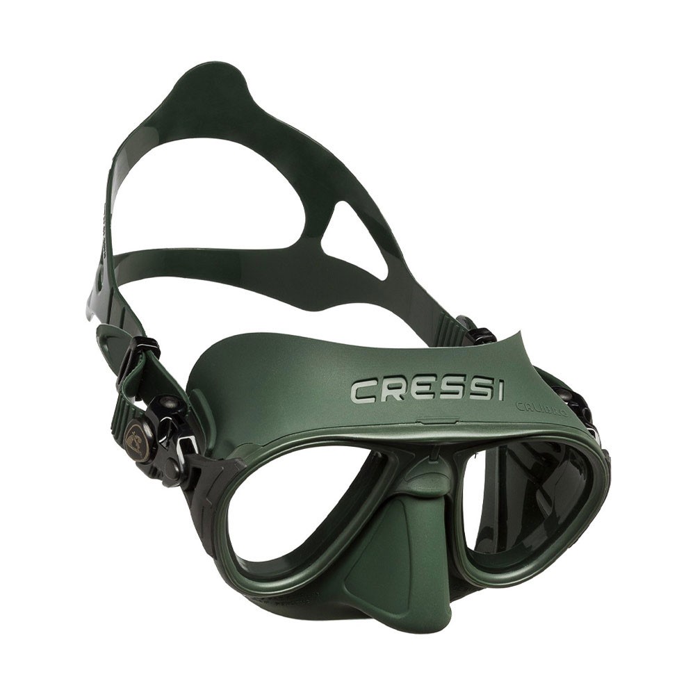 Μάσκα σιλικόνης CRESSI CALIBRO Green/Frame Green image