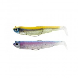 FIIISH BLACK MINNOW N.2 DOUBLE COMBO 5g RAINBOW-GOLD BLUE BM918 image