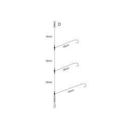 Αρματωσιές 3πλάρια με Cross χάντρες 2τμχ της UNO image