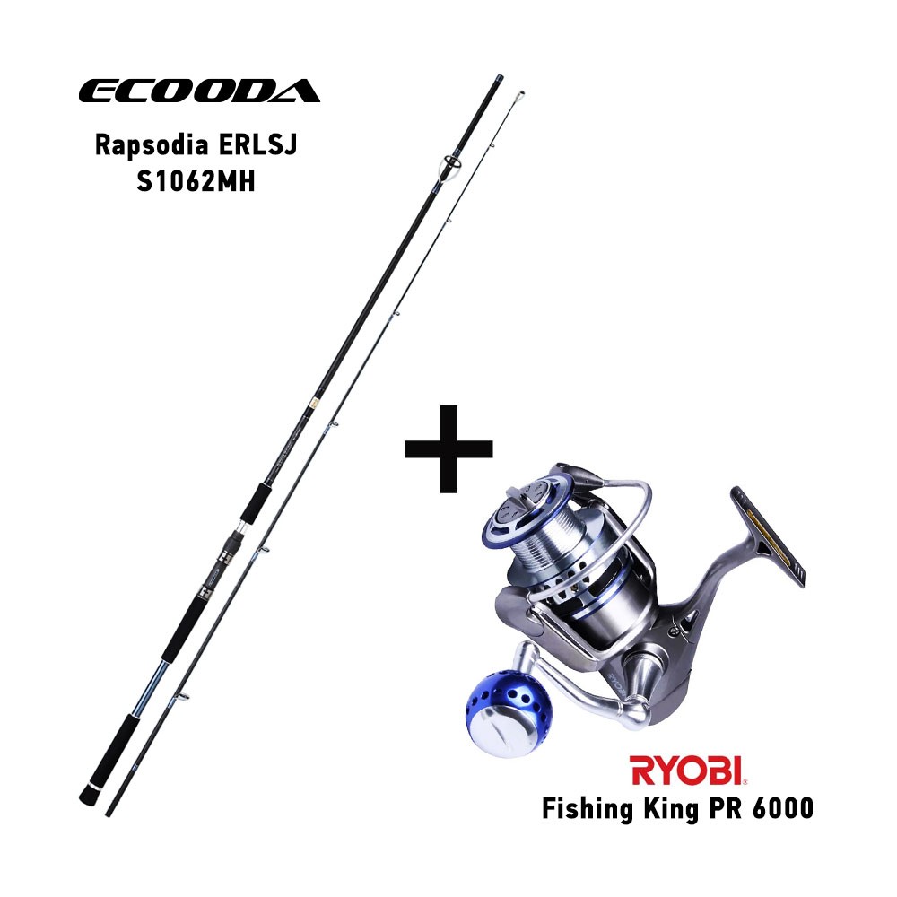 Καλάμι ECOODA RAPSODIA S1062MH + Μηχανισμός RYOBI FISHING KING PR 6000 image