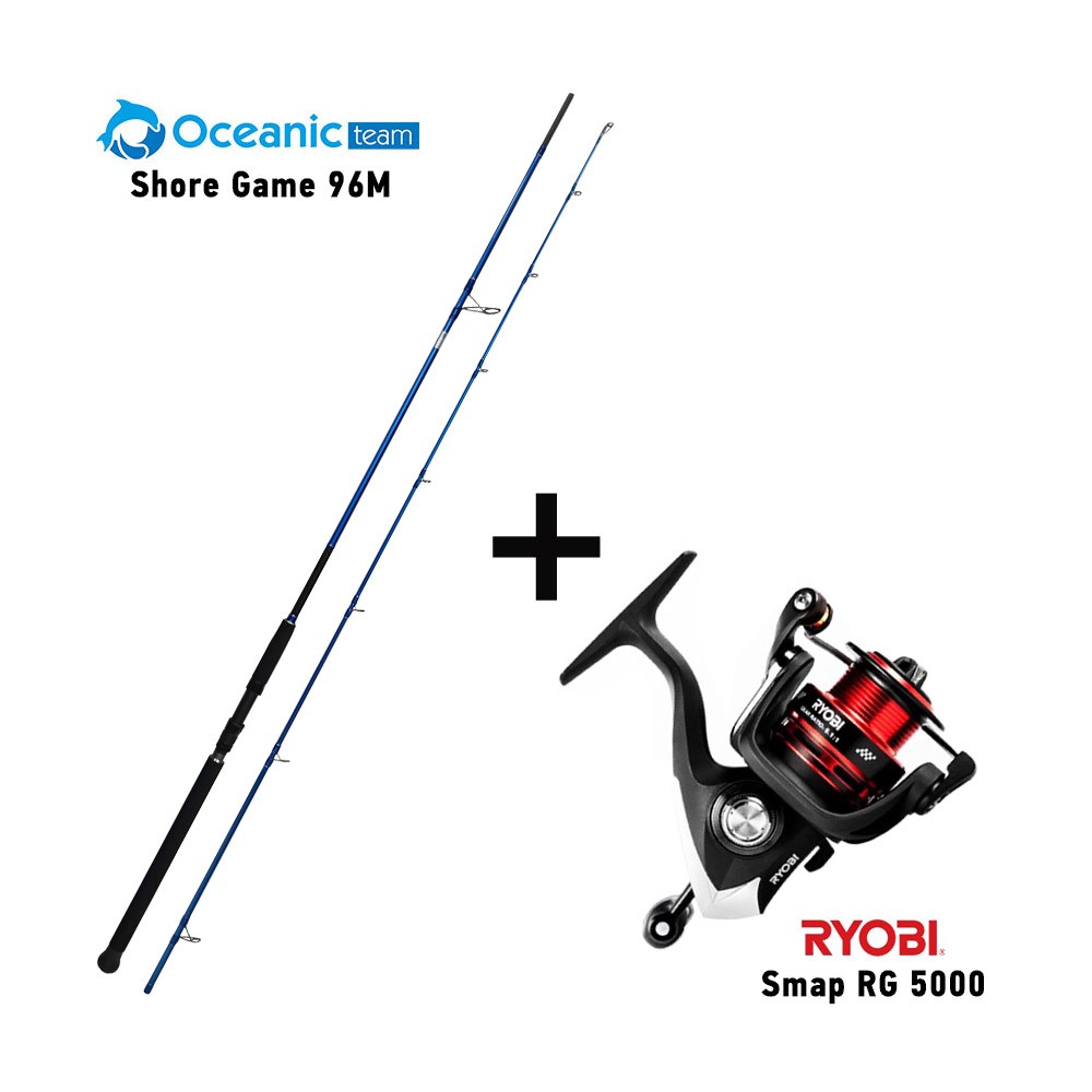 Καλάμι OCEANIC SHORE GAME 96M + Μηχανισμός RYOBI SMAP RG 5000 image