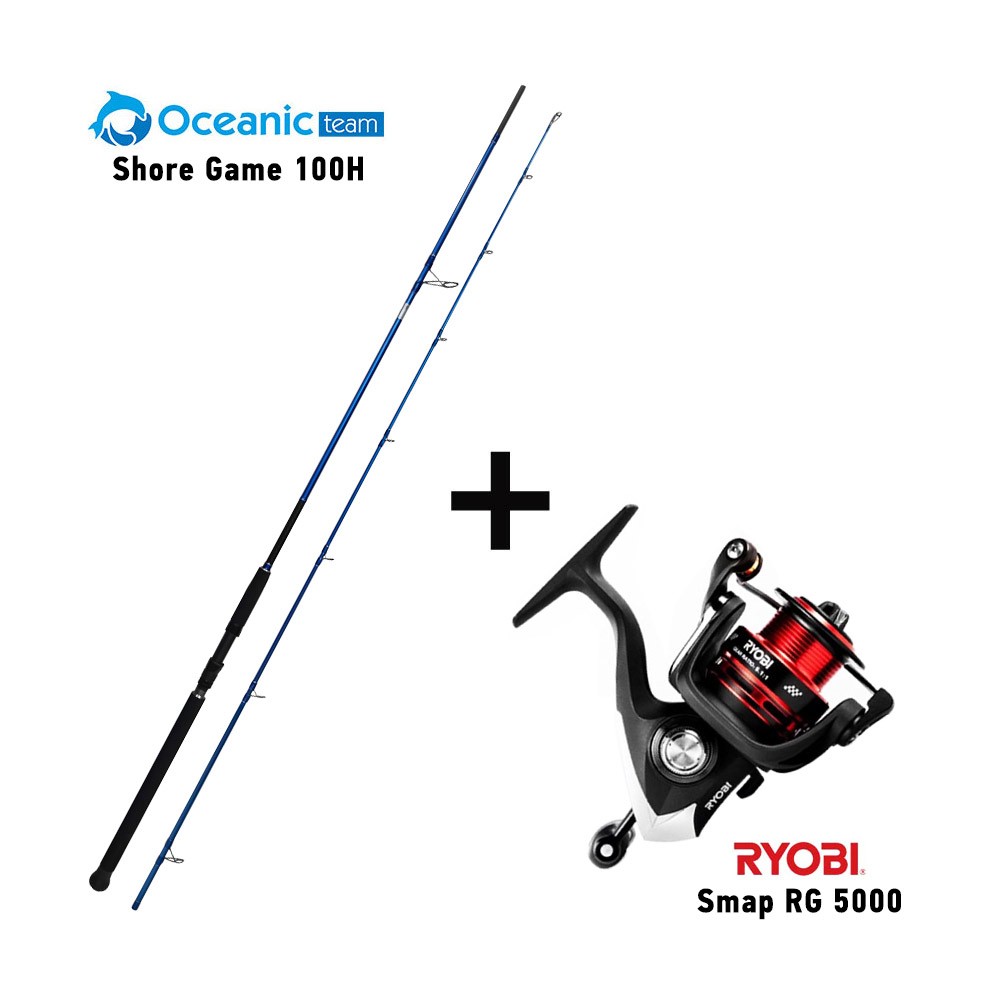 Καλάμι OCEANIC SHORE GAME 100H + Μηχανισμός RYOBI SMAP RG 5000 image