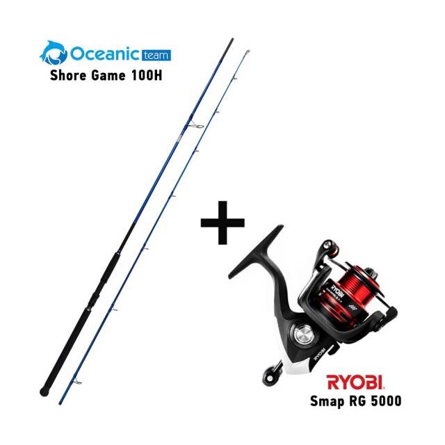 Καλάμι OCEANIC SHORE GAME 100H + Μηχανισμός RYOBI SMAP RG 5000 main image