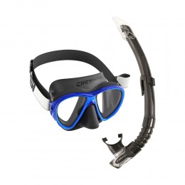 Σετ CRESSI Μάσκα FIJI και Αναπνευστήρας GAMMA Black/Blue image