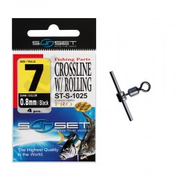 Στριφτάρι Τ SUNSET CROSSLINE W/ROLLING ST-S-1025 4τμχ image