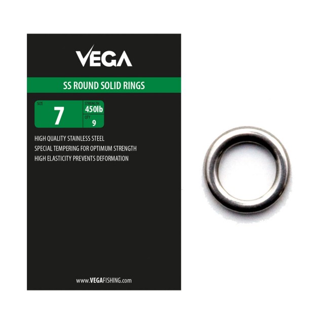 Κρικάκια VEGA SS ROUND SOLID RING main image
