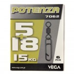 Παραμάνα-Στριφτάρι VEGA POTENZA 7062 6τμχ image - 2