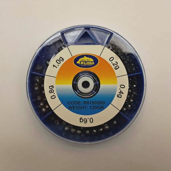 Κασετίνα σχιστά στρογγυλά μολυβάκια RLINEA 120g 0.2-1gr main image