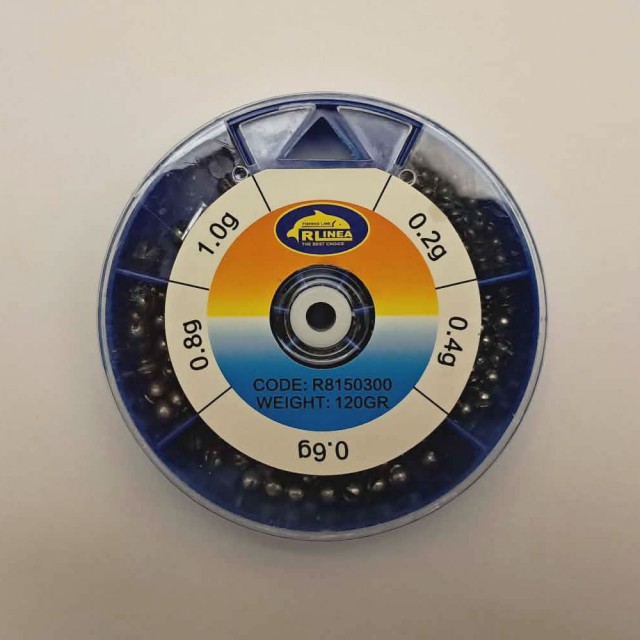 Κασετίνα σχιστά στρογγυλά μολυβάκια RLINEA 120g 0.2-1gr main image