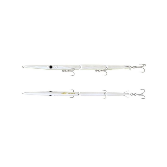 Τεχνητό JACK FIN STYLO JOINED 255mm 33gr WHITE GLOW BELLY main image