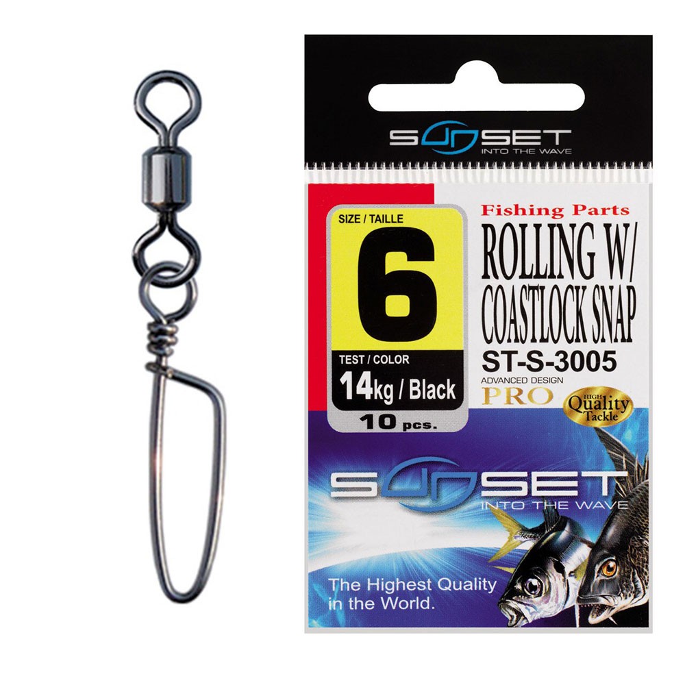 Παραμάνες με Στριφτάρι COASTLOCK SNAP SUNSET ST-S-3005 image