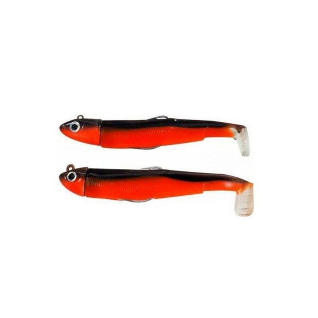ΣΙΛΙΚΟΝΗ FIIISH BLACK MINNOW No 1 DOUBLE COMBO 3G & 6G RED MINNOW BM903 main image