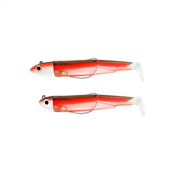 ΣΙΛΙΚΟΝΗ FIIISH BLACK MINNOW No 1 DOUBLE COMBO 3G & 6G RED PEPPER BM1300 main image