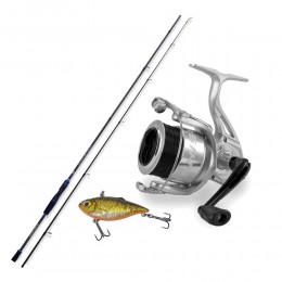 Καλάμι LINEAEFFE SKY SPIN 2.40m + Μηχανισμός SHIZUKA SK15 4000 + Πετονιά + Τεχνητό image