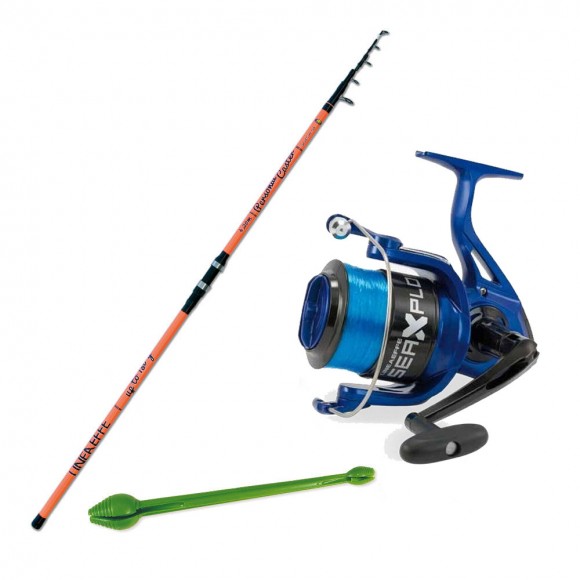 Καλάμι PERSONAL CASTER 4.20m WWG 180 gr + Μηχανισμός SEA EXPLORER 70 + Πετονιά + Απαγκιστρωτής main image