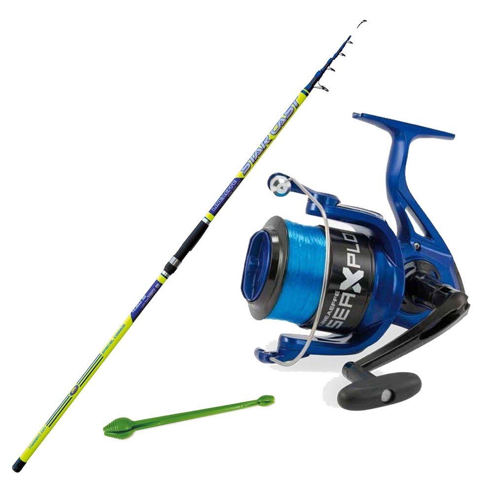 Καλάμι LINEAEFFE STAR CAST 4.20m 180g + Μηχανισμός SEA EXPLORER 70 + Πετονιά + Απαγκιστρωτής image