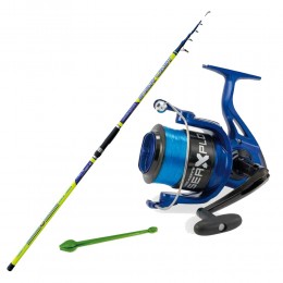 Καλάμι LINEAEFFE STAR CAST 4.20m 200g + Μηχανισμός SEA EXPLORER 70 + Πετονιά + Απαγκιστρωτής image