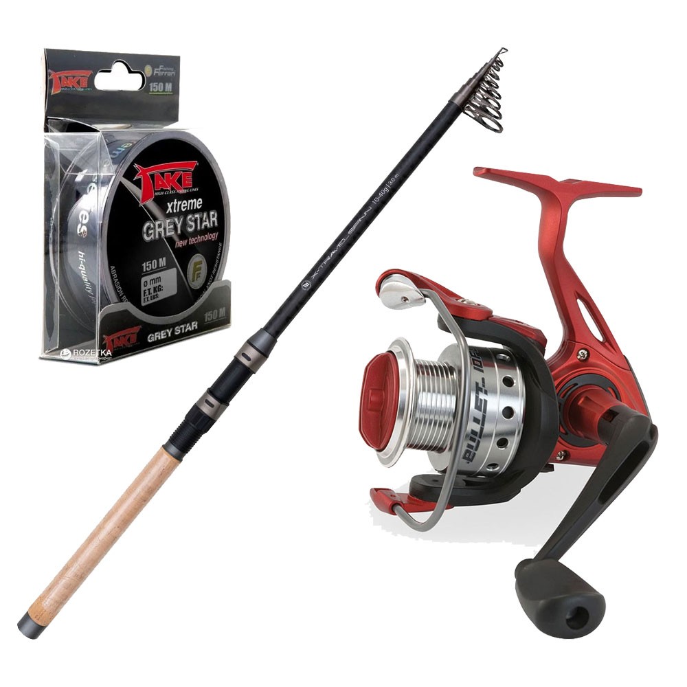 Combo Ready-to-Travel: Fishing Ferrari X-Travel + Μηχανισμός Bullet 20 + Πετονιά Grey Star image