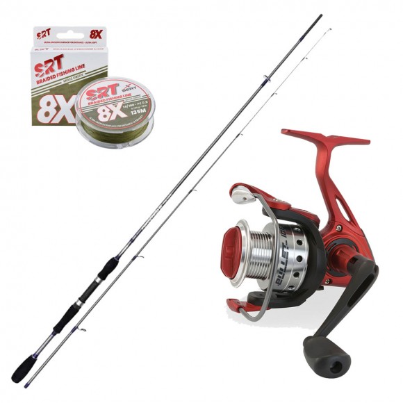 Combo Light Spinning Pro: Καλάμι FORWARD III (3-12g) + Μηχανισμός BULLET 20 + Νήμα SERT 8X main image