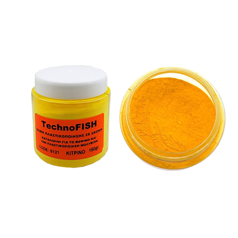 Βαφή Πλαστικοποίησης TECHNOFISH 150gr Κίτρινη image