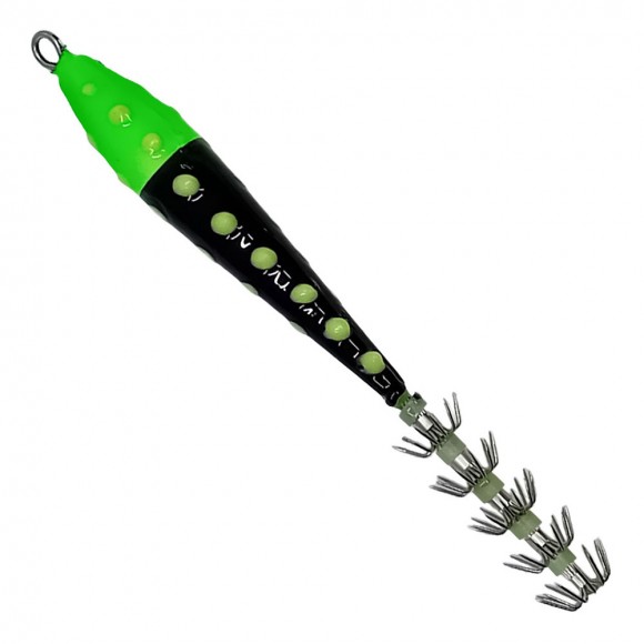 Καλαμαριέρα Θραψαλιέρα TECHNOFISH Black & Green 5 Σειρές Βελόνες 60, 80 & 120γρ main image